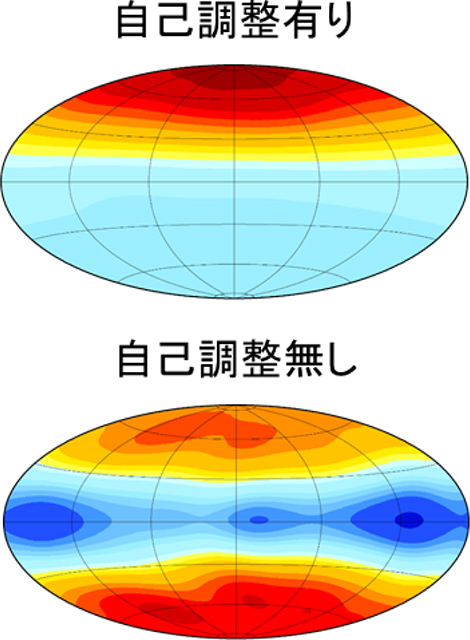 磁場による自己調整機構の効果