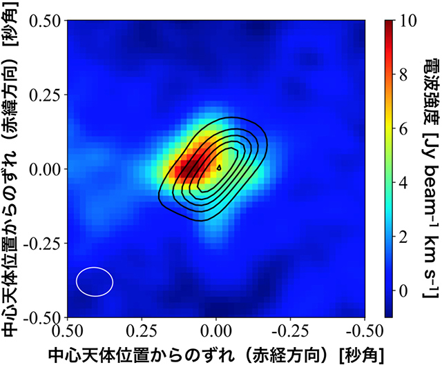 オリオンKL電波源I周囲の一酸化アルミニウム分子の分布