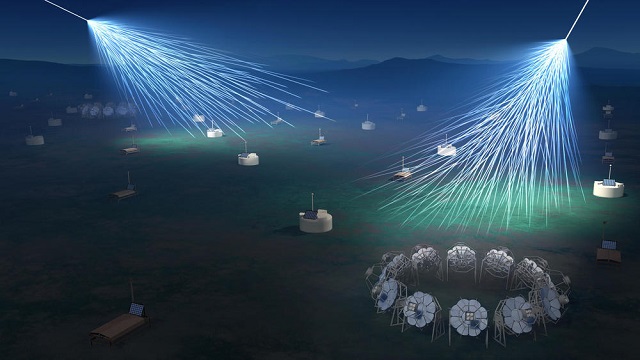 将来的な極高エネルギー宇宙線観測のイメージ