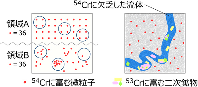 試料中の微粒子の分布