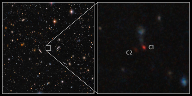 2つの超大質量ブラックホール