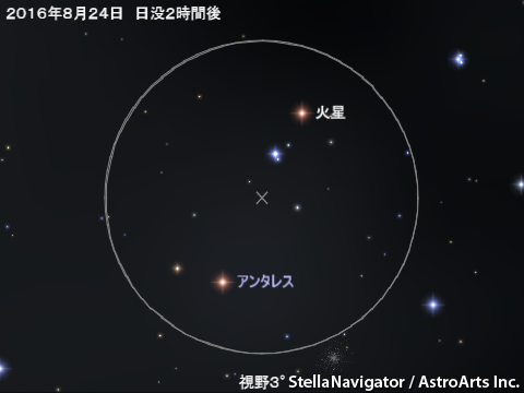 星図（8月24日 拡大）